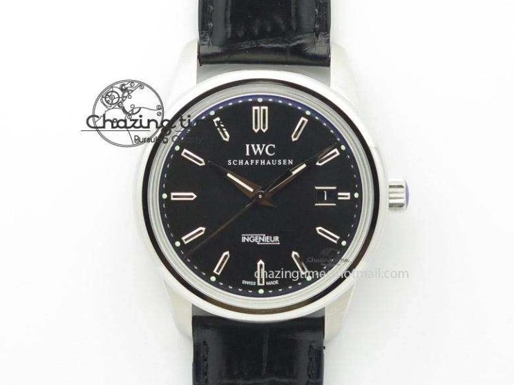 MIROTIME 0117 TravelReady Pilot IW326905 Black Aces M+F 1:1 Best Edition White Dial on Black Rubber Strap MY 7000